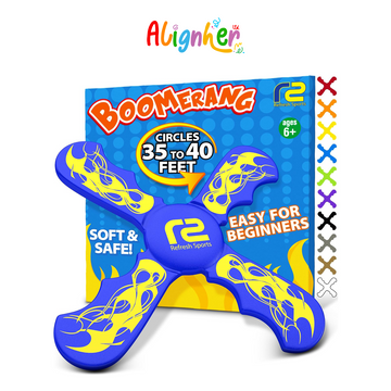 Foam Boomerang for Kids and Adults – Pack of Five Multi Color - Lightweight EVA  Throwing Toy for Outdoor Play, Safe and Easy to Use