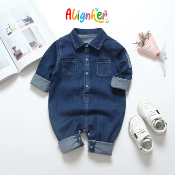 Classic Denim Shirt for Kids – Long Sleeve Casual Button Down