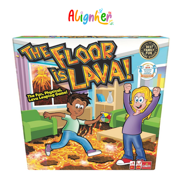 The Floor is Lava Board Game – Fun Family Game for Kids and Adults, Interactive  Indoor Activity and Party Game